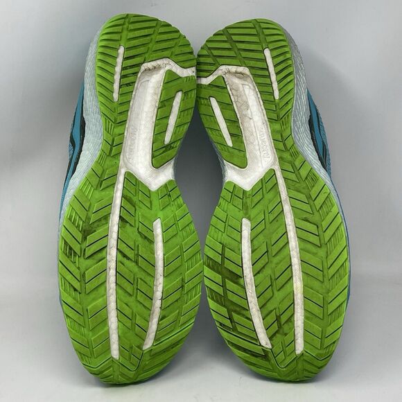 Saucony Triumph 18 Shoes Mens 12.5 Blue Mesh Lightweight Running Sneakers - Picture 14 of 16